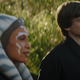 Ahsoka Tano and Luke Skywalker in The Book of Boba Fett.